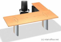 circon executive desk in basic design