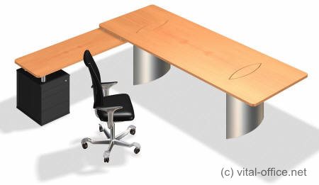 circon executive desk in basic design