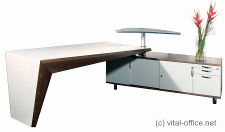 circon executive desk in face design