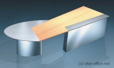 circon executive desk in jet design