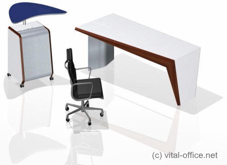 circon executive desk in face design