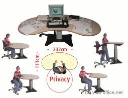 Ergonomisch richtig am Schreibtisch: Sitzen - Stehen - Bewegen