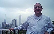 Peter Jordan view from peak bei der 4. Internationale Konferenz über wissenschaftliches Feng Shui in der Architektur an der Hongkonger City Universität